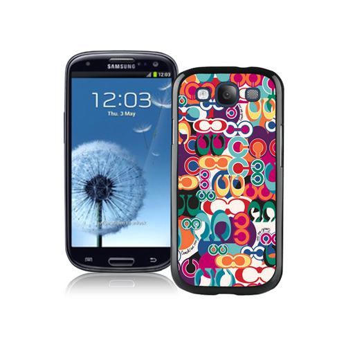 Coach Fashion Monogram Multicolor Samsung Galaxy S3 9300 CBD - Click Image to Close